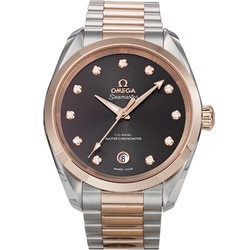 オメガ Seamaster Aqua Terra 150M コーアクシャル マスター クロノメーター レディース メタルベルト 並行輸入品 5年保証 220.20.38.20.56.001