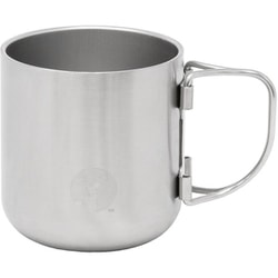UE-3595 [真空 折りたたみ ハンドル マグカップ 300ml ステンレス製 シルバー]