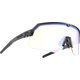 Treriksroset Tri-x Chromic スポーツサングラス Shiny transparent black（Photochromicsmoke/blue multi） TRIS001-007