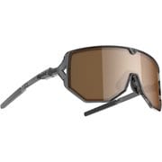 レッシェン Reschen Tri-x Polarized TRIS003-110 Shiny transpsparent Black(Brown/Silver Mirror POL) [スポーツサングラス]
