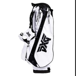 B-SG-003-23-FCSS-WHT-BLK [Freedom Collection - LW Carry Stand Bag - White/Black ライトウェイトキャリースタンドバッグ ホワイトブラック]