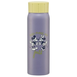 ミッキーフレンズ/グレイッシュ 炭酸飲料対応真空ステンレスボトル500ml STSL5