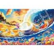 97-803s パズルデコレーションコラージュ ディズニー Stitch -Sunset Surfing- [ジグソーパズル 1000ピース]
