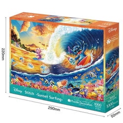 エポック社 1000ピース ジグソーパズル ディズニー Stitch -SUNSET Surfing- (スティッチ -