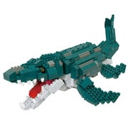 NBM-053 nanoblock（ナノブロック） ダイナソーDX モササウルス [ブロック玩具]