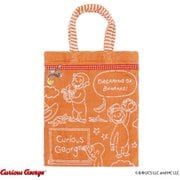 68-2237380 [バッグ おさるのジョージ シンプルライン 40cm×33cm オレンジ]