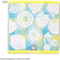 ウォッシュタオル ドラえもん フルーツ 34cm×35cm イエロー 21-2801080