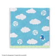 21-2720070 [タオルハンカチ ドラえもん 雲 25cm×25cm ブルー]