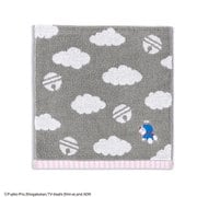 21-2720070 [タオルハンカチ ドラえもん 雲 25cm×25cm グレー]