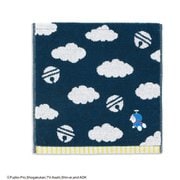 21-2720070 [タオルハンカチ ドラえもん 雲 25cm×25cm ネイビー]