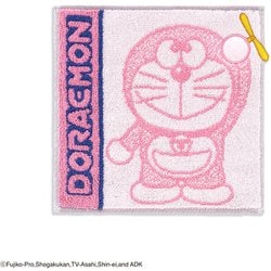 タオルハンカチ ドラえもん タケコプター 20cm×20cm ピンク 21-2790060