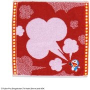 21-2670070 [タオルハンカチ ドラえもん ひみつ道具 25cm×25cm レッド]