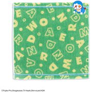 21-2690070 [タオルハンカチ ドラえもん ドラえもん ペイント 25cm×25cm グリーン]