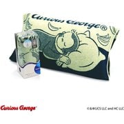 68-8507300 [ピローケース おさるのジョージ ポーズ 64cm×34cm イエロー]