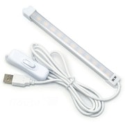 12灯 USB LED バーライト スイッチ付き 昼光色 RL-BAR12D