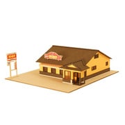 MS081 1/150 ペーパーキット みんなのテンホウ建屋 （諏訪 城南店） [クラフトトイ]