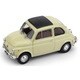 R46513 1/43 フィアット 500L 1968-1972 クローズ アンティークアイボリー/ブラウンインテリア [ダイキャストミニカー]