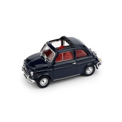 R46408 1/43 フィアット 500L 1968-1972 オープン ブルーブラック レッドインテリア [ダイキャストミニカー]