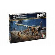 IT1356 1/72 WW.II イギリス空軍 AS.51 ホルサ Mk.I イギリス空挺部隊フィギュア付属 [組立式プラスチックモデル]