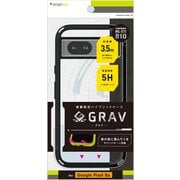 TR-PX248A-GR-CLBK [Google Pixel 8a用 GRAV 衝撃吸収 ハイブリッドケース ブラック]