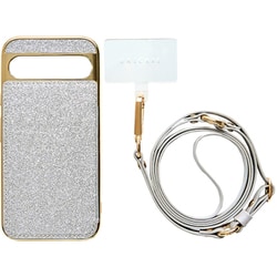 UNI-CSPX24M-2CBSS [Cross Body Case Duo for Pixel8a shine silver]