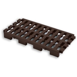 連結できる マルチパレット プラスチック すのこ ブラウン 37.5×74cm 日本製 MA-4221
