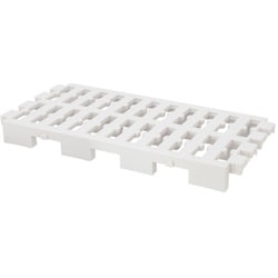 連結できる マルチパレット プラスチック すのこ アイボリー 37.5×74cm 日本製 MA-4224