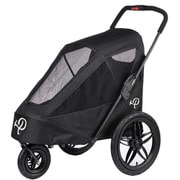 ブリーズ ジョガー ペットカート 耐荷重35kg 3輪 Black [ペットカート ペットバギー]