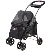 シンプリシティ ペットカート 耐荷重16kg 4輪 black [ペットカート ペットバギー]