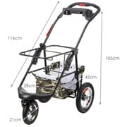 5in1専用 ペットストローラー Army camo [ペットカート ペットバギー]