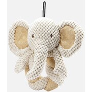 Petique ぺティーク エコヘンプ ペットトイ ゾウ（ツイスト）麻 ロープ ペット 犬用 デンタル [ペットおもちゃ ペットトイ]