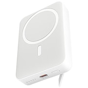 モバイルバッテリー 10000mAh マグネット式ワイヤレス充電機能 PD20W対応 折りたたみスタンド 入出力Type-C ×1 ホワイト PB-ML01-WT
