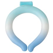 クールリング W Icy Neck（ダブルアイシーネック） Lサイズ（内周40cm） 大人用 グラデーション グリーン×ブルー