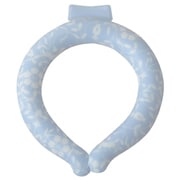 クールリング W Icy Neck（ダブルアイシーネック） Mサイズ（内周35cm） 大人用 クラシカルフラワー ブルー