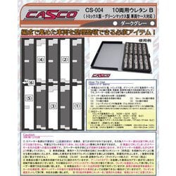 CS-004 車両ケース用 ウレタン 10両用 ウレタンB ダークグレー [鉄道模型用品]