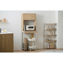 アイリスオーヤマ 食器棚 IRIS OHYAMA 食器棚 レンジ台 レンジラック キャビネット