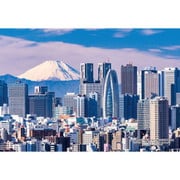 300-400 シリーズ・日本の都市44 東京都新宿区「富士山と新宿高層ビル群」 [ジグソーパズル 300ピース]