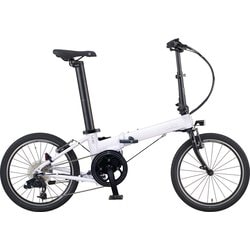 折りたたみ 電動アシスト自転車 Unio（ユニオ） 20インチ 9.5Ah 9段変速 アルミフレーム KEA093CM ホワイトL