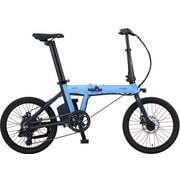 折りたたみ 電動アシスト自転車 K-ONE(ケーワン) 20インチ 9.6Ah 7段変速 アルミフレーム FEA072RM スカイ