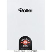 白黒多階調バライタ印画紙 Rollei Vintge111 グロッシー 95”×12” 50枚入 VINTAGE111-GLOSSY-FB-9512-50