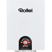 白黒多階調バライタ印画紙 Rollei Vintge111 グロッシー 11”×14” 50枚入り VINTAGE111-GLOSSY-FB-1114-50