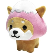旅するマメしば ぬいぐるみクッション 富士山 ピンク [キャラクターグッズ]