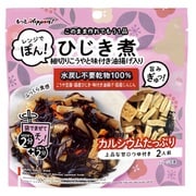 レンジでぽん！ひじき煮 細切りこうやと味付き油揚げ入り 【水戻し不要・レンジ2分】 [期限切迫商品（賞味期限：2025年6月24日）]