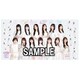乃木坂46×ビルディバイド-ブライト- プレイマット 4期生デザイン [トレーディングカード用品]