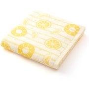 45-3483150 [フルーツシリーズ ふわふわフルーツ 60cm×110cm イエロー バスタオル]