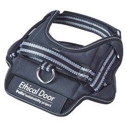 犬用胴輪 EthicalDoor イージーウェアハーネス S ブラック