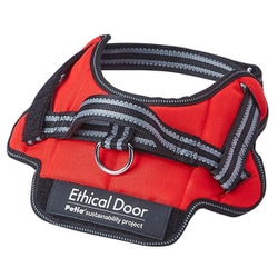 犬用胴輪 EthicalDoor イージーウェアハーネス M レッド