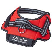 犬用胴輪 EthicalDoor イージーウェアハーネス M レッド