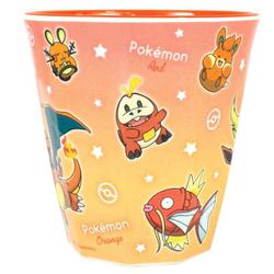 PM-5525587RO ポケットモンスター メラミンカップ グラデーション レッド＆オレンジ [キャラクターグッズ]