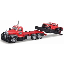 MS15055FD 1/64 1953 マック B-61 フラットベッド/2021 フォード F-150 ラプター レッド [ダイキャストミニカー]